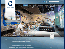 Tablet Screenshot of bluecsushi.com
